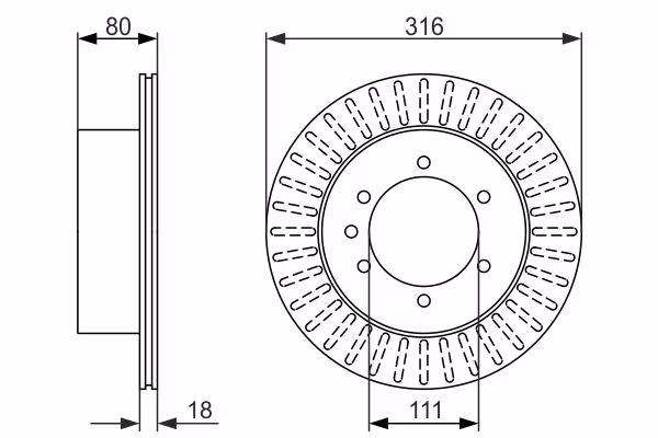 BOSCH Disco freno