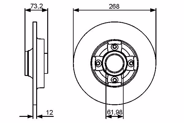 BOSCH Disco freno