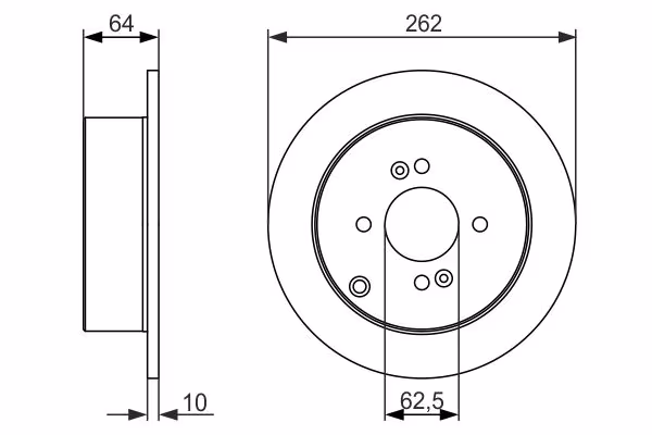 BOSCH Disco freno