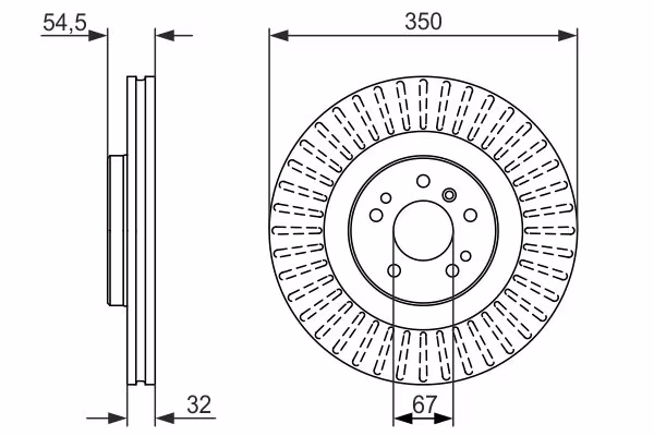 BOSCH Disco freno