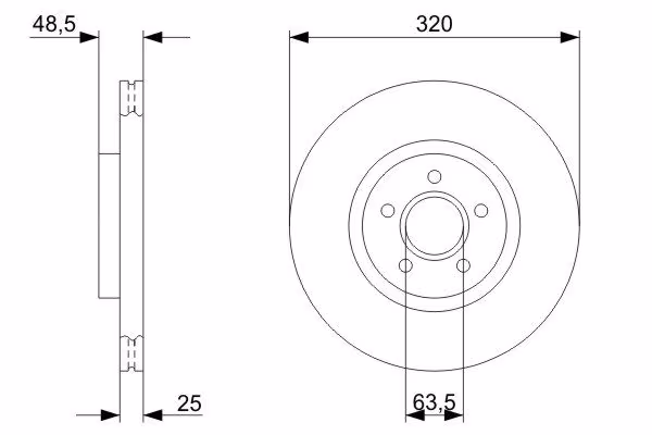 BOSCH Disco freno