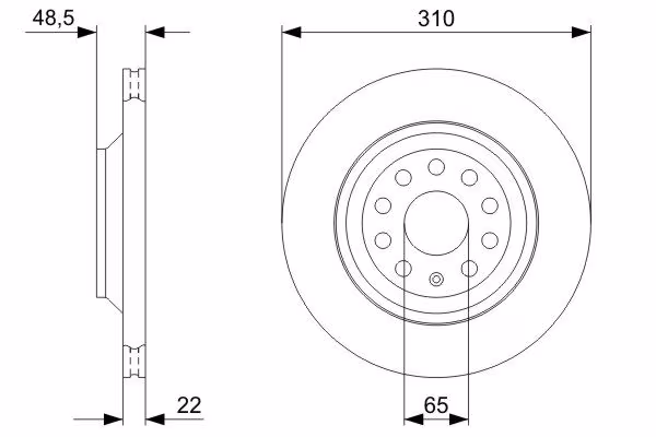 BOSCH Disco freno
