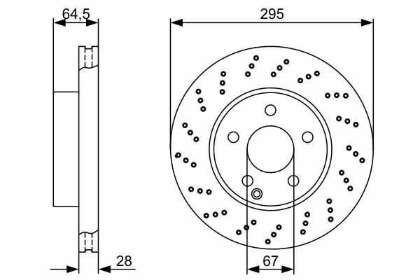 BOSCH Disco freno