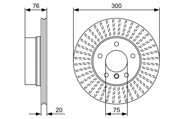 BOSCH Disco freno