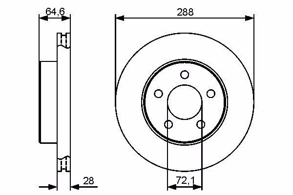 BOSCH Disco freno