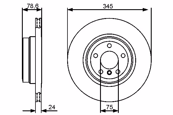 BOSCH Disco freno