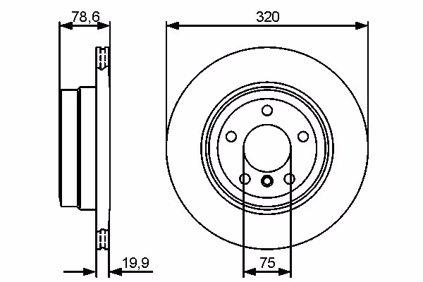 BOSCH Disco freno