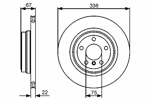 BOSCH Disco freno