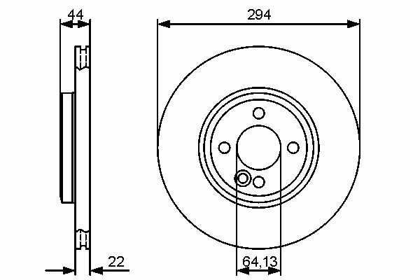 BOSCH Disco freno