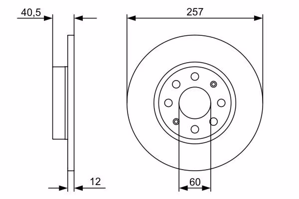 BOSCH Disco freno