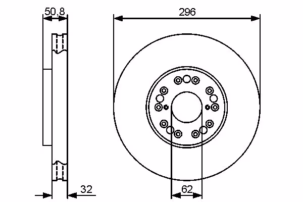 BOSCH Disco freno