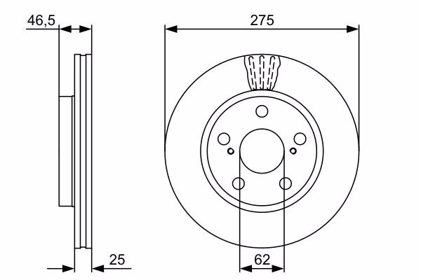 BOSCH Disco freno