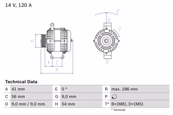 BOSCH Alternatore