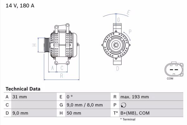 BOSCH Alternatore