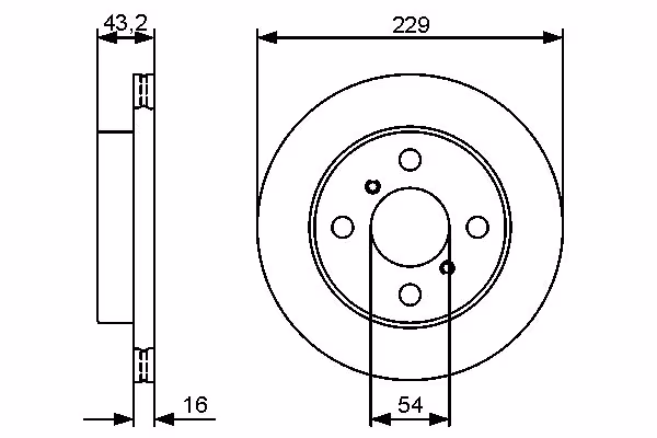 BOSCH Disco freno