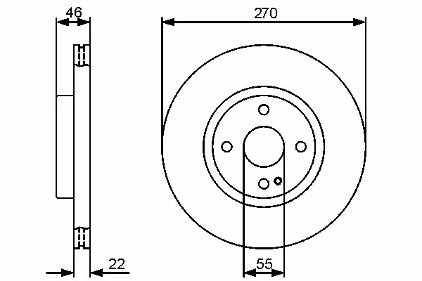 BOSCH Disco freno