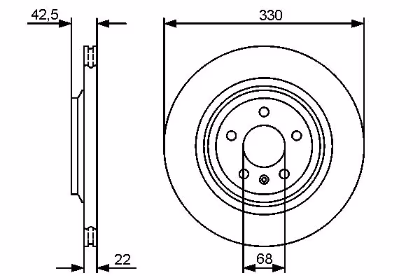 BOSCH Disco freno