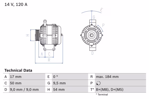 BOSCH Alternatore