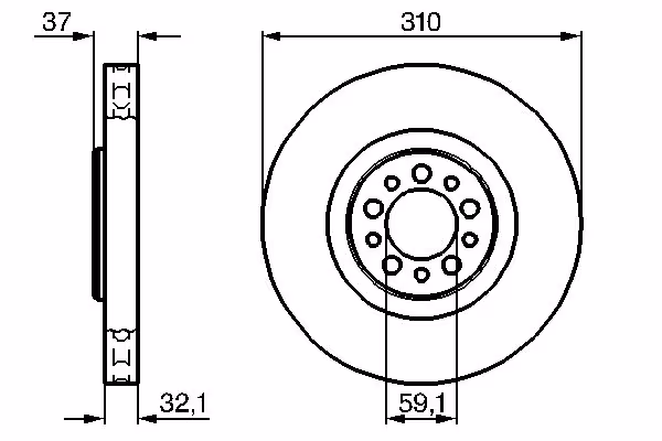 BOSCH Disco freno