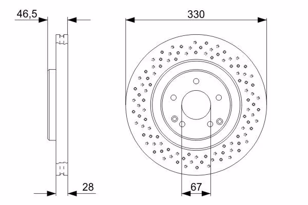 BOSCH Disco freno