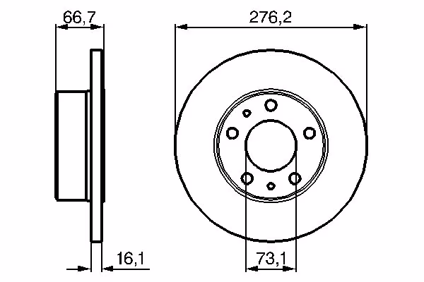 BOSCH Disco freno
