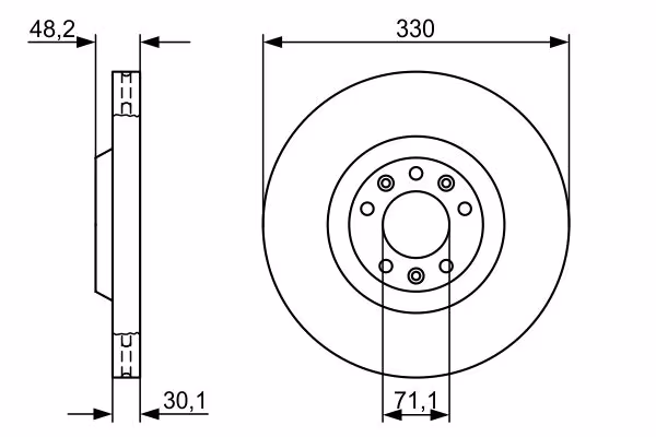 BOSCH Disco freno