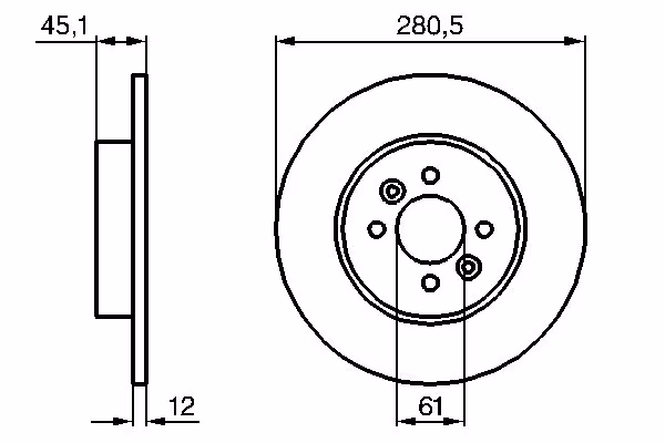 BOSCH Disco freno