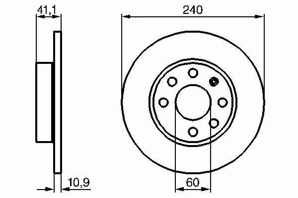 BOSCH Disco freno
