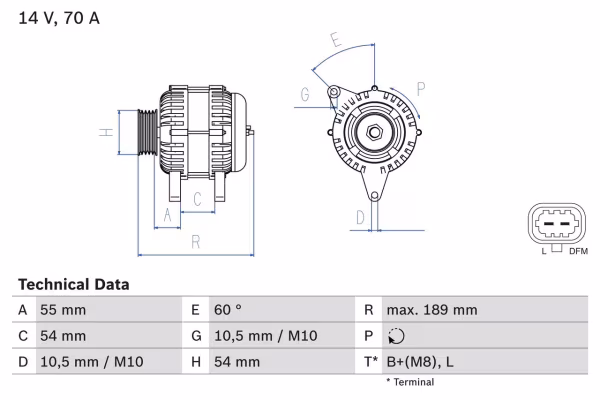 BOSCH Alternatore