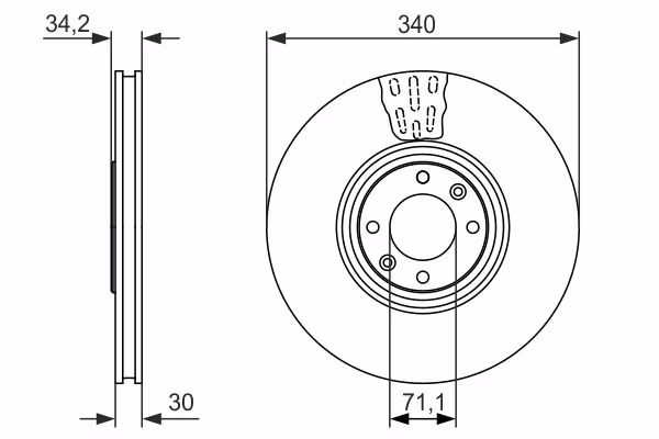 BOSCH Disco freno