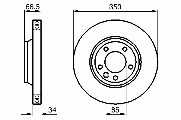BOSCH Disco freno