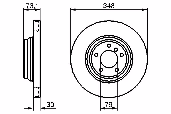 BOSCH Disco freno