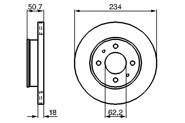 BOSCH Disco freno