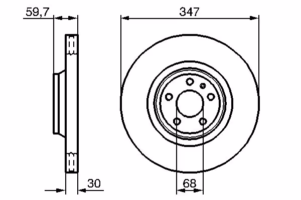 BOSCH Disco freno
