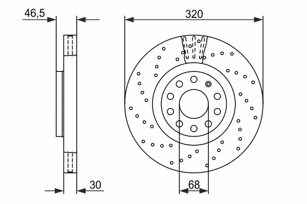 BOSCH Disco freno