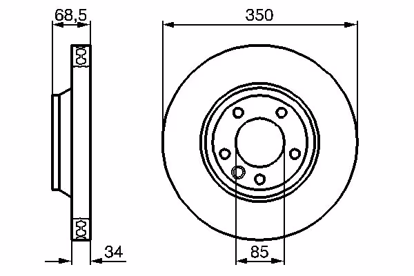 BOSCH Disco freno