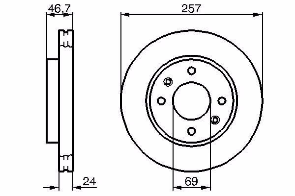 BOSCH Disco freno