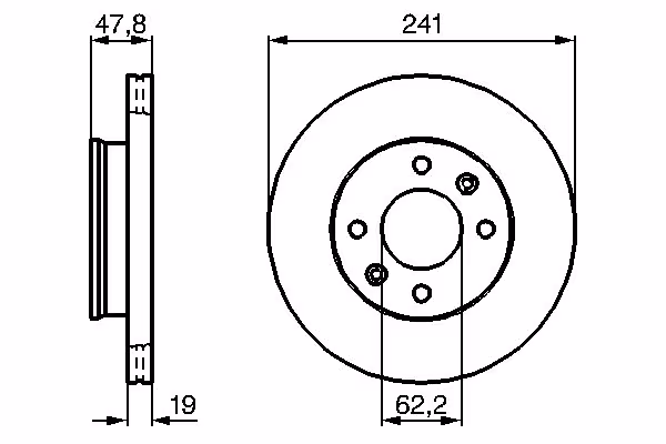 BOSCH Disco freno