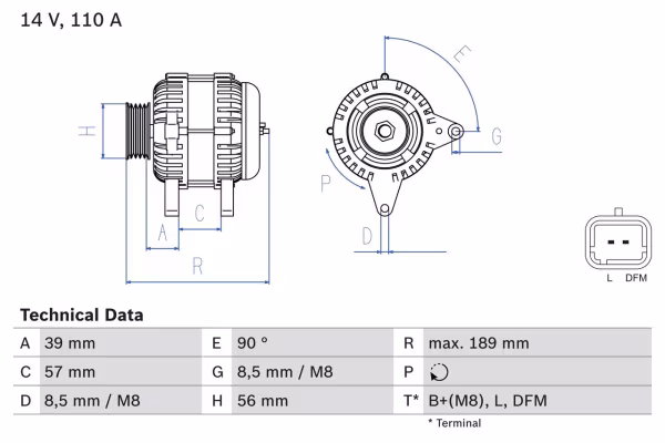 BOSCH Alternatore