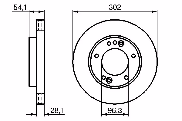 BOSCH Disco freno