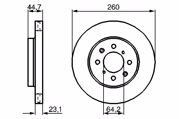BOSCH Disco freno