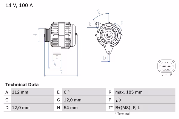 BOSCH Alternatore