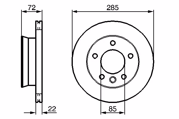 BOSCH Disco freno
