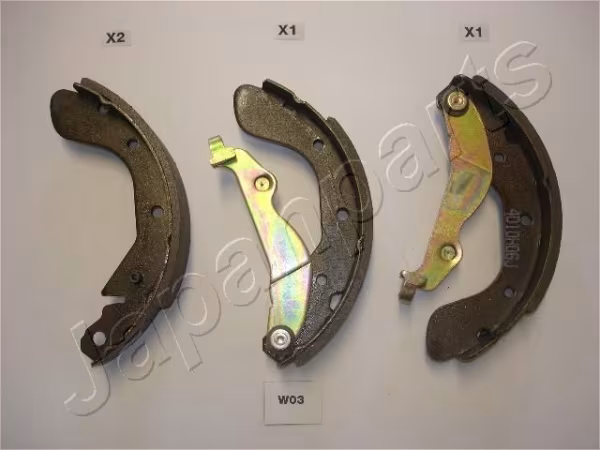 JAPANPARTS Kit ganasce freno