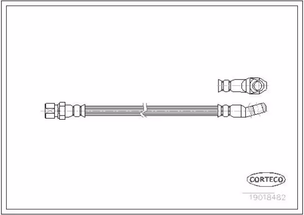 CORTECO Flessibile del freno