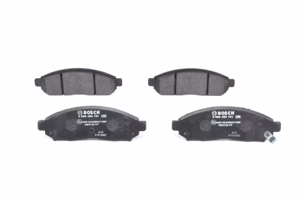 BOSCH Kit pastiglie freno, Freno a disco