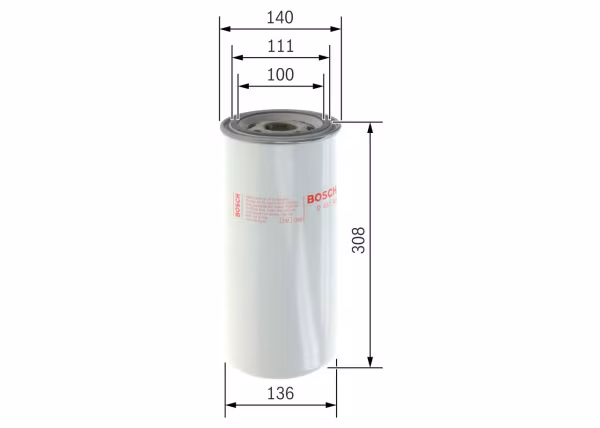 BOSCH Filtro olio