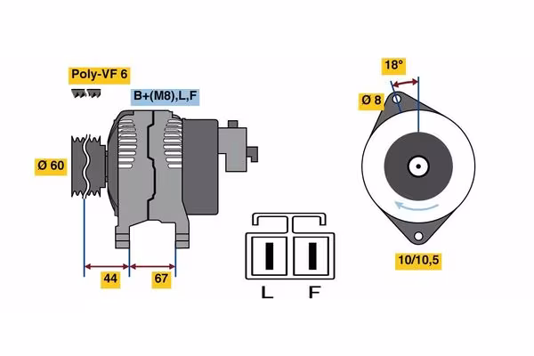 BOSCH Alternatore