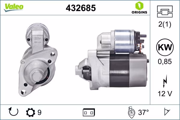 VALEO Motorino d\'avviamento