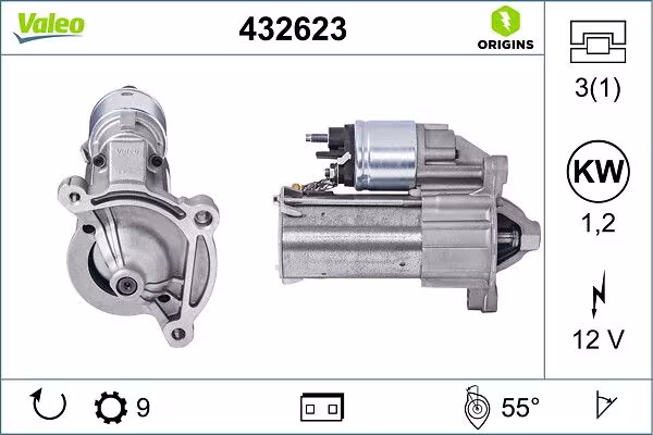 VALEO Motorino d\'avviamento
